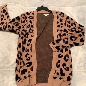 Leopard Cardigan sweater